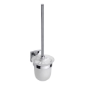 Βούρτσα WC 9,5x36 εκ. ασημί/λευκό