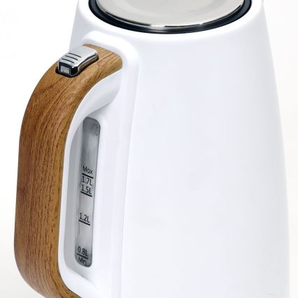 Βραστήρας 1,7 l 2400W/230V ανοξείδωτο ατσάλι/λευκό