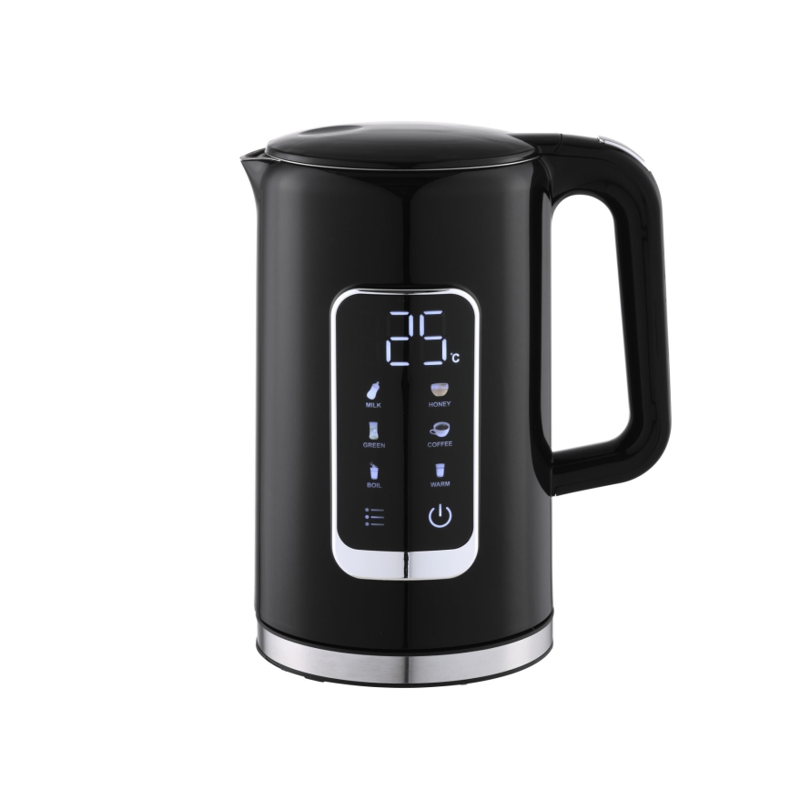 Βραστήρας με οθόνη LCD 1,7 l 2200W/230V μαύρο + κούπα ταξιδιού 450 ml