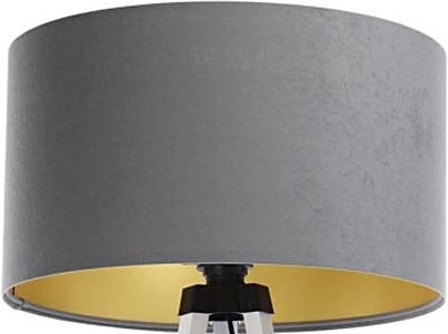 Γενικό/Universal αμπαζούρ STANDART E27 διάμετρος 45 cm γκρι/χρυσό