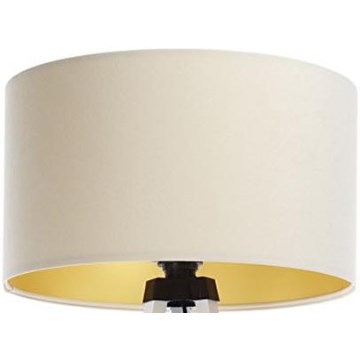 Γενικό/Universal αμπαζούρ STANDART E27 διάμετρος 45 cm κρεμ/χρυσό