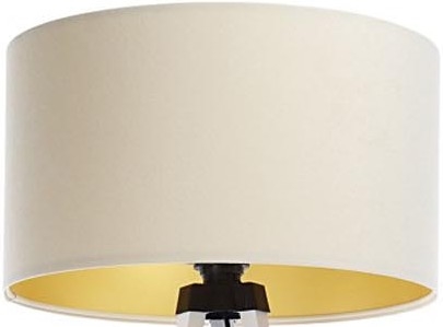 Γενικό/Universal αμπαζούρ STANDART E27 διάμετρος 45 cm κρεμ/χρυσό