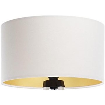 Γενικό/Universal αμπαζούρ STANDART E27 διάμετρος 45 cm λευκό/χρυσό
