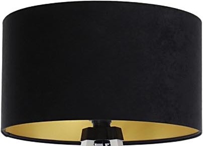 Γενικό/Universal αμπαζούρ STANDART E27 διάμετρος 45 cm μαύρο/χρυσό