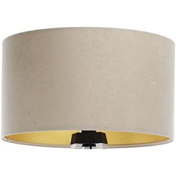Γενικό/Universal αμπαζούρ STANDART E27 διάμετρος 45 cm μπεζ/χρυσό