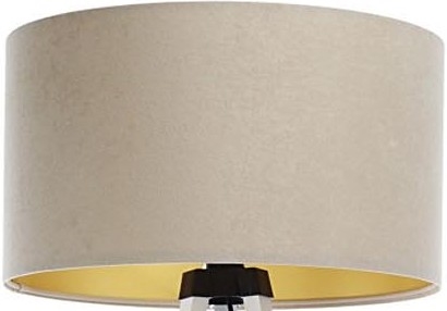 Γενικό/Universal αμπαζούρ STANDART E27 διάμετρος 45 cm μπεζ/χρυσό
