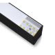 Γραμμικό κρεμαστό φωτιστικό LED SAMSUNG CHIP LED/40W/230V 6400K μαύρο