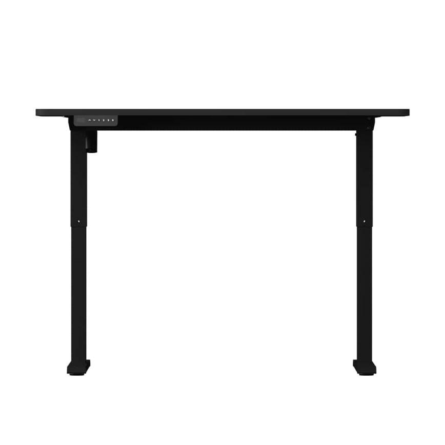 Γραφείο με ρυθμιζόμενο ύψος LEVANO 140x60 cm μαύρο