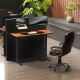Γραφείο με ρυθμιζόμενο ύψος LEVANO 140x60 cm ξύλο/μαύρο