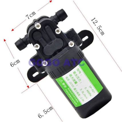 Διαφραγματική αντλία αυτοαναρρόφησης 12V 3,5l/min