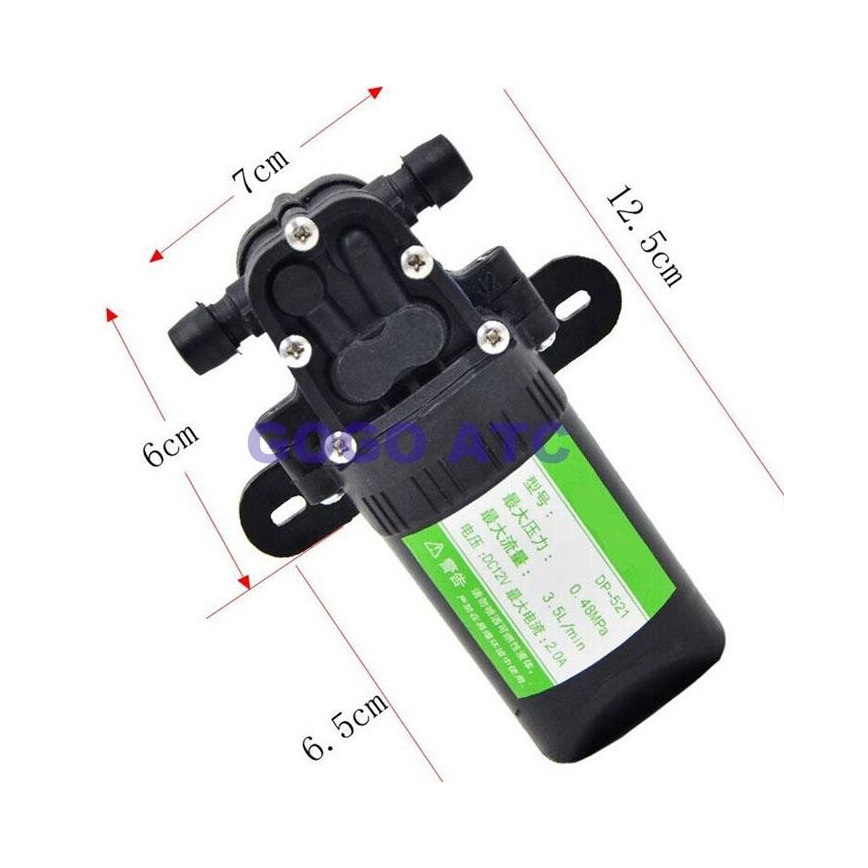 Διαφραγματική αντλία αυτοαναρρόφησης 12V 3,5l/min
