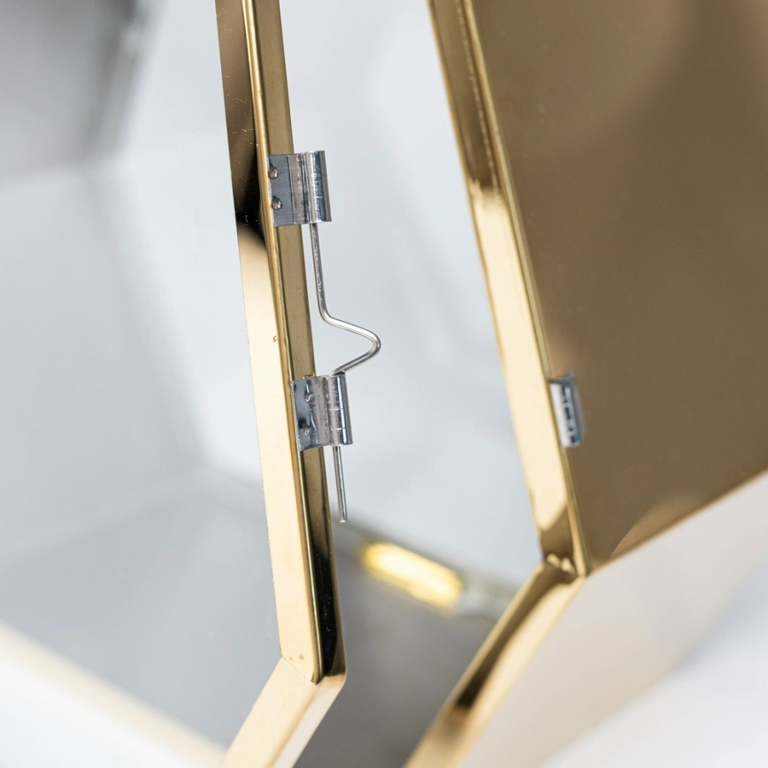 Διακοσμητικό φανάρι 34 εκ. χρυσό