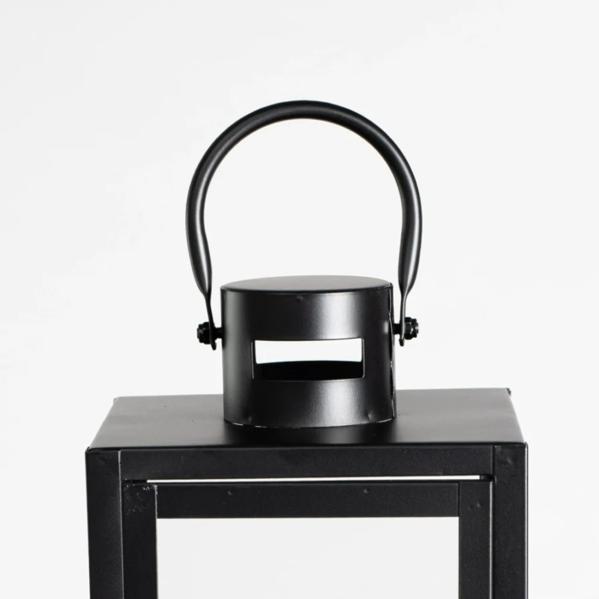 Διακοσμητικό φανάρι 38 cm μαύρο