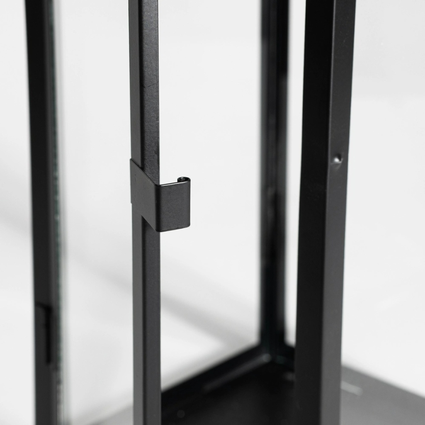 Διακοσμητικό φανάρι 49 εκ., μαύρο