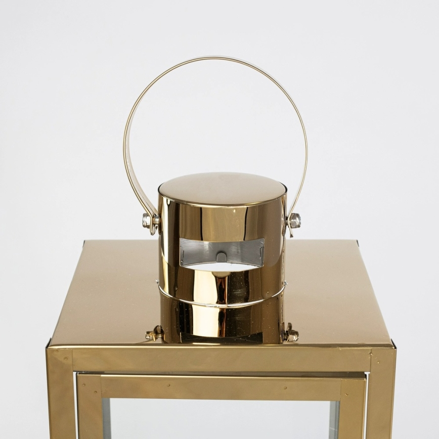 Διακοσμητικό φανάρι 63 εκ., χρυσό