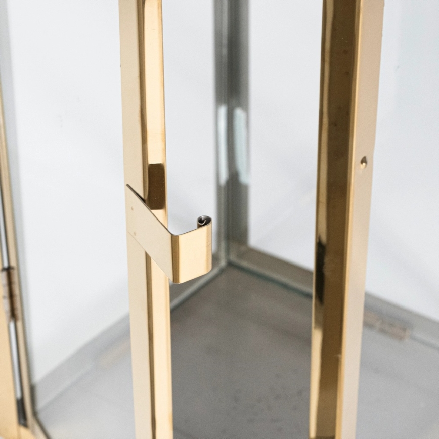 Διακοσμητικό φανάρι TOWER 29 cm χρυσό