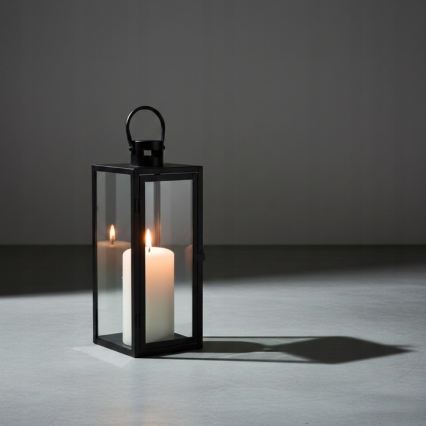 Διακοσμητικό φανάρι TOWER, 29 εκ., μαύρο