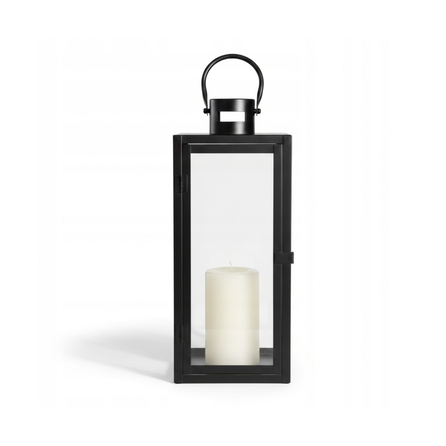 Διακοσμητικό φανάρι TOWER, 29 εκ., μαύρο