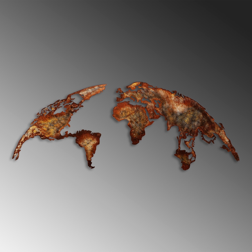 Διακοσμητικό τοίχου 2 τμχ 150x59 πλανήτης μεταλλικό