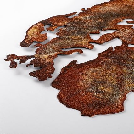 Διακοσμητικό τοίχου 2 τμχ 150x59 πλανήτης μεταλλικό