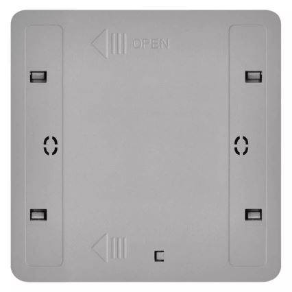 Διακόπτης διπλός GoSmart 1xCR2430 Tuya μαύρο