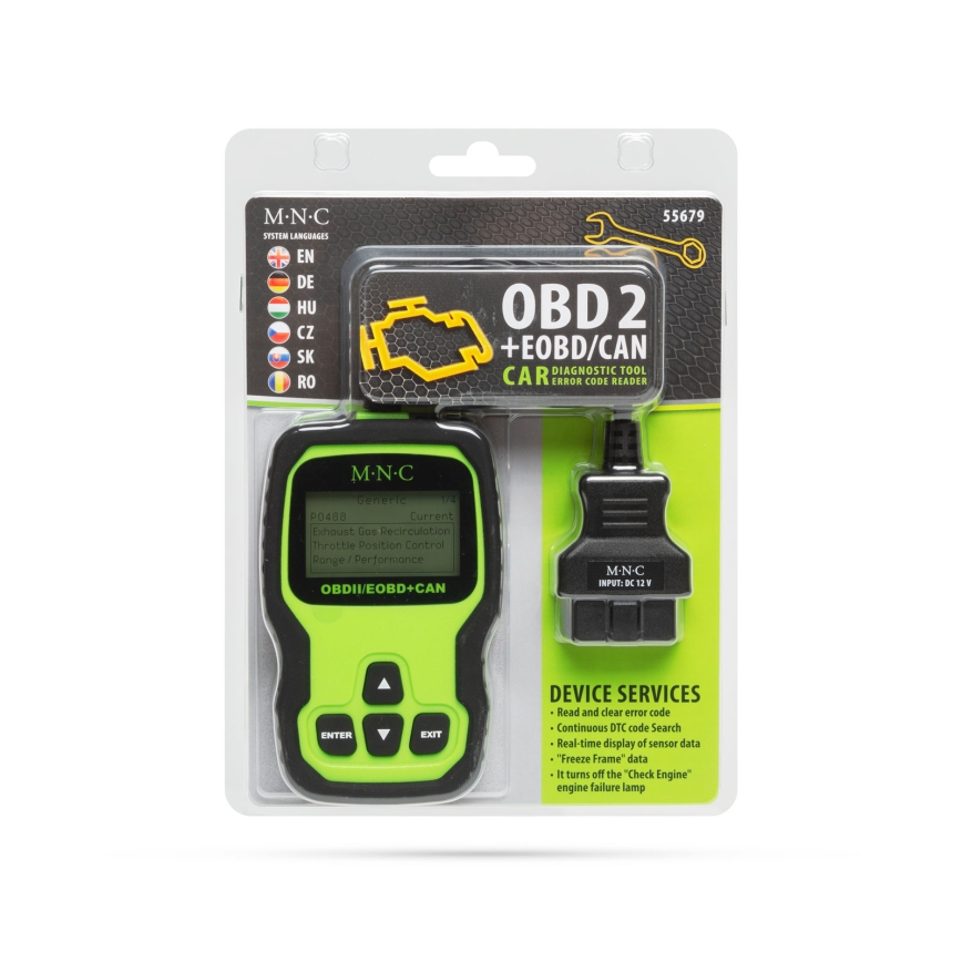 Διαγνωστικό OBD2/12V