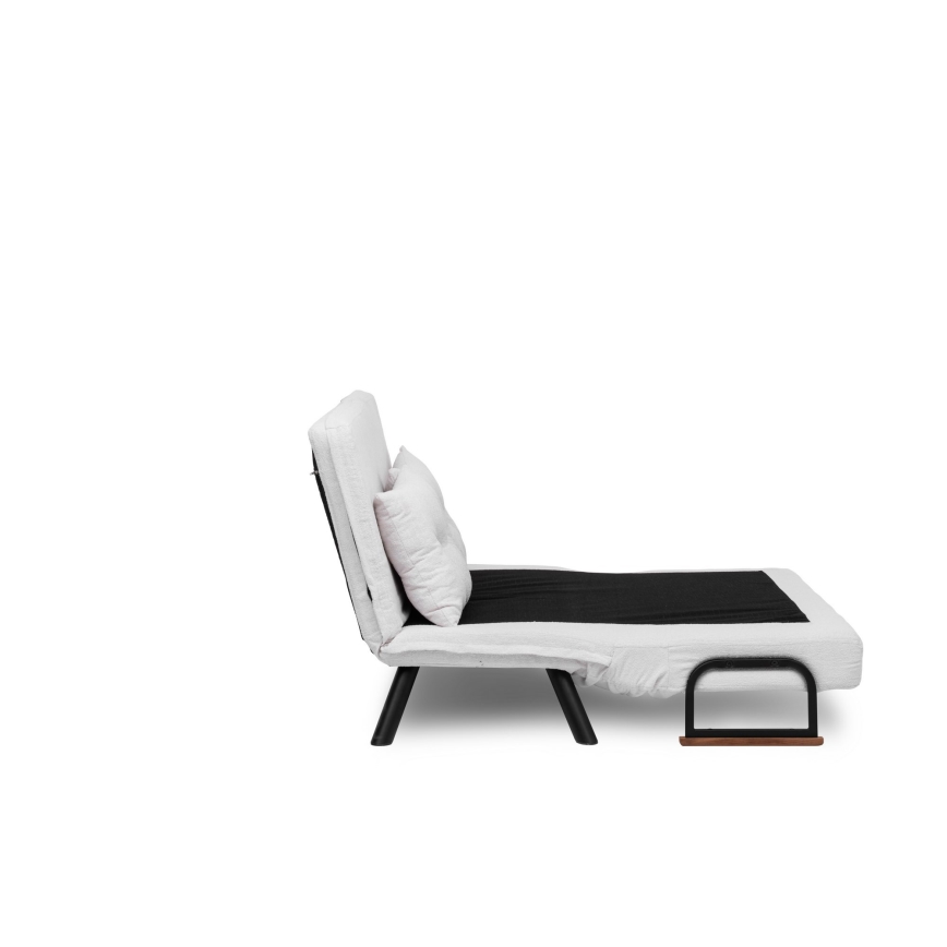 Διθέσιος αναδιπλούμενος καναπές-κρεβάτι QIRA σε λευκό