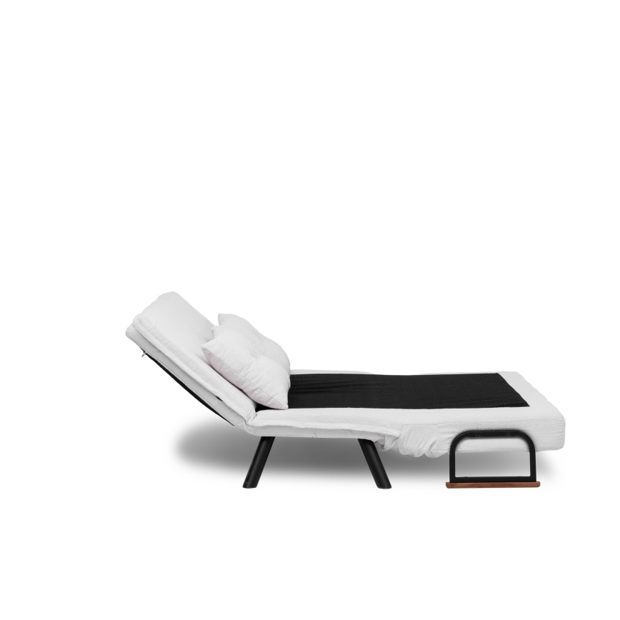 Διθέσιος αναδιπλούμενος καναπές-κρεβάτι QIRA σε λευκό