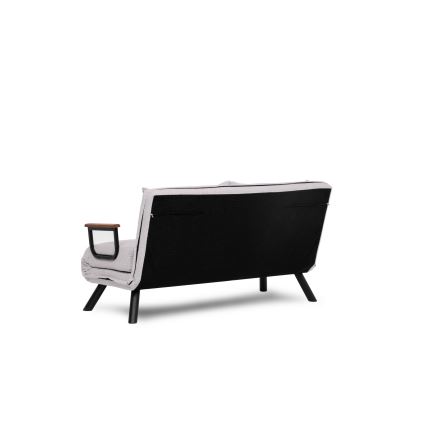 Διθέσιος αναδιπλούμενος καναπές-κρεβάτι QIRA σε λευκό