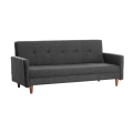 Διθέσιος καναπές NARA, σκούρο γκρι