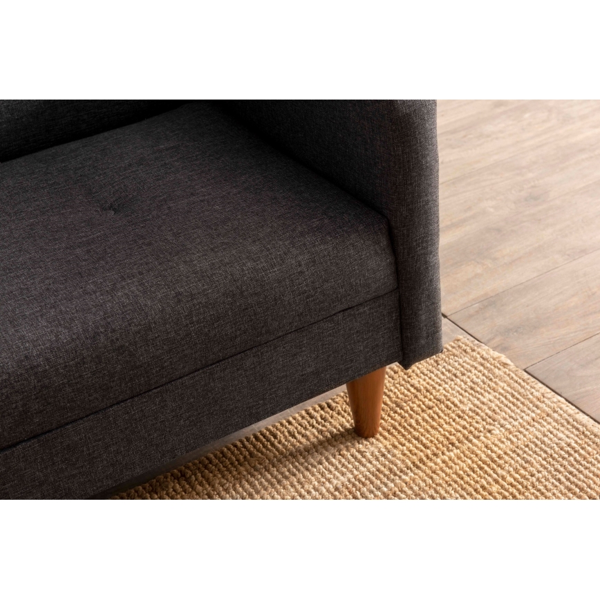 Διθέσιος καναπές NARA, σκούρο γκρι