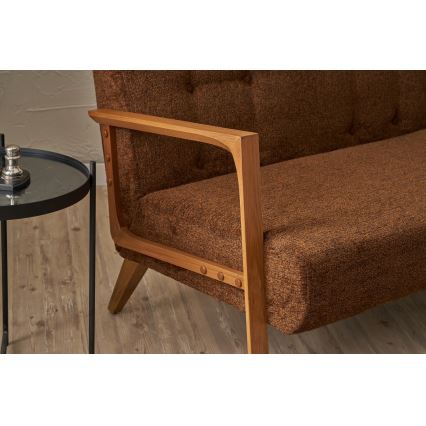 Διθέσιος καναπές TUMI καφέ