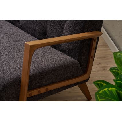 Διθέσιος καναπές TUMI σε ανθρακί