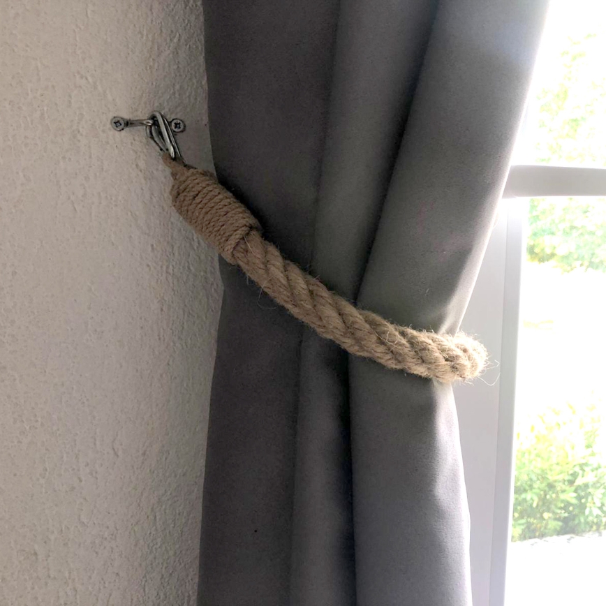 Δέστρα κουρτίνας BORURAF 60 cm καφέ