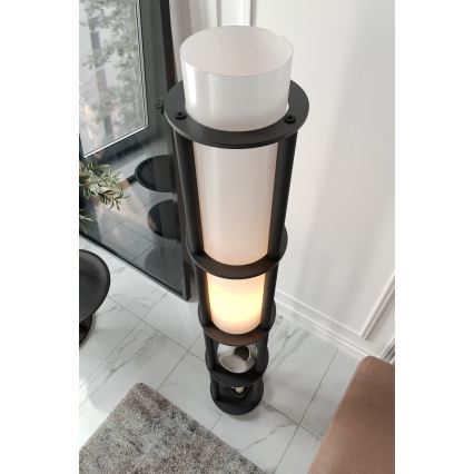 Δαπέδια λάμπα με ράφια NOTO 1xE27/40W/230V μαύρη