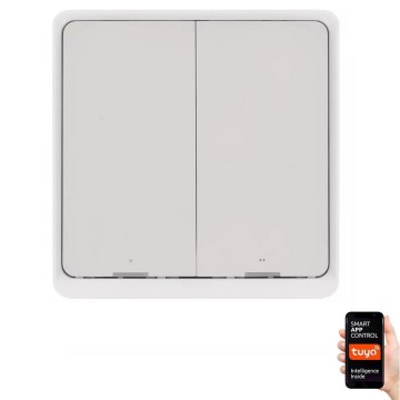 Διακόπτης διπλός GoSmart Tuya λευκό