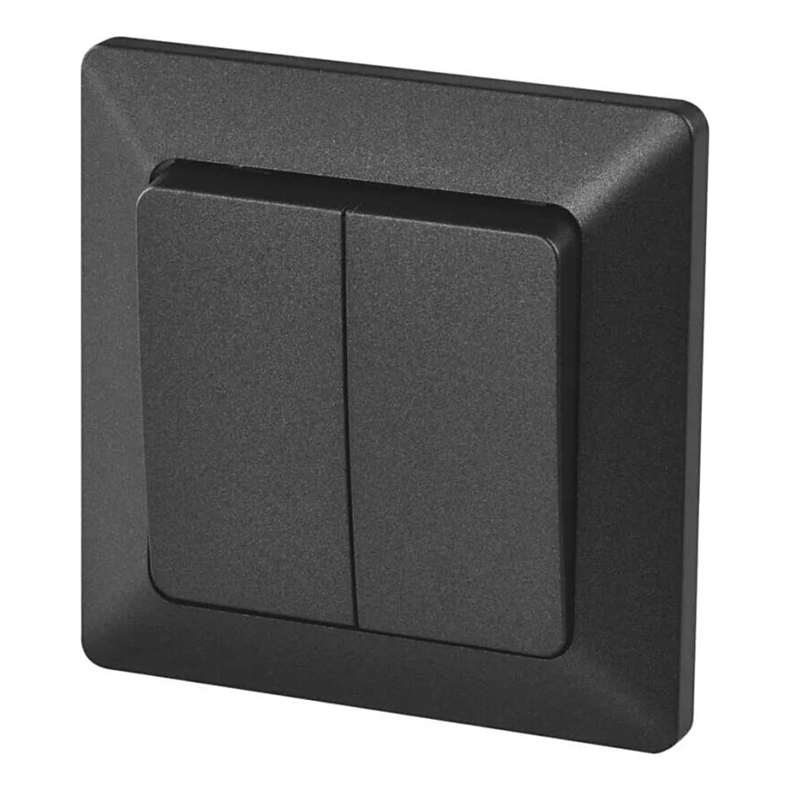 Διακόπτης σπιτιού serial 250V/10A ανθρακί