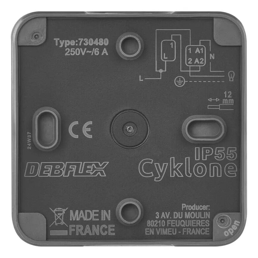 Διακόπτης σπιτιού διακόπτης-on 250V/10A IP55