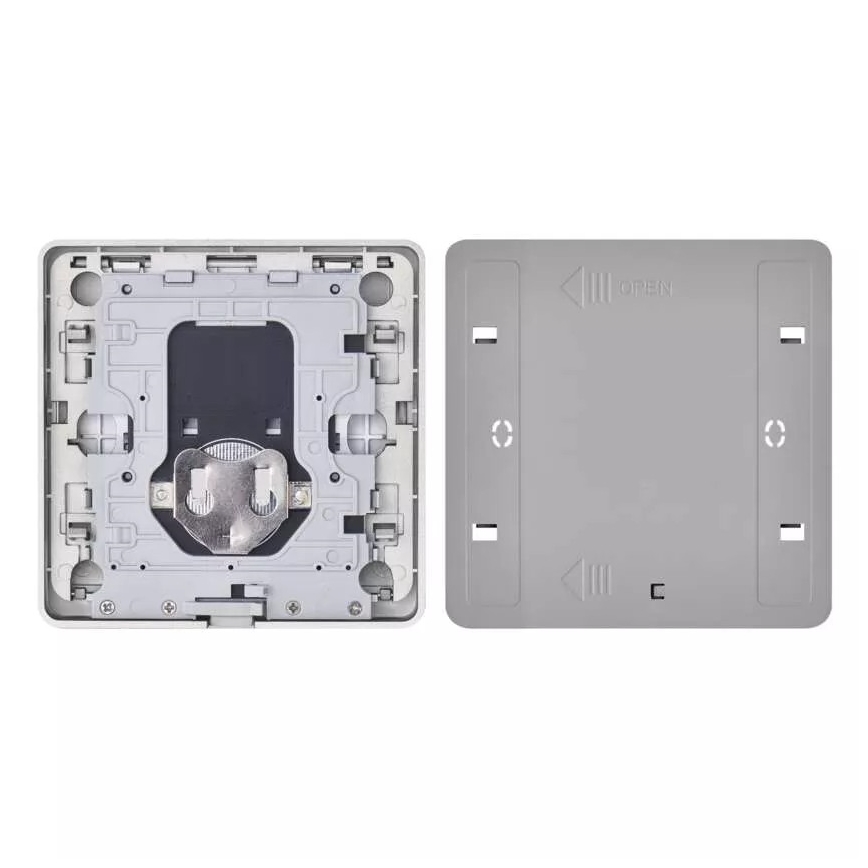Διακόπτης τετραπλός GoSmart 1xCR2430 Tuya μαύρο