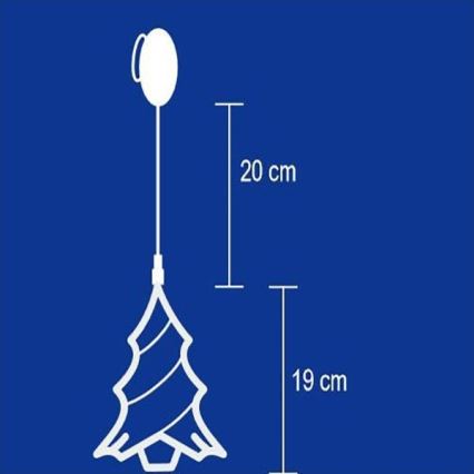 Διακόσμηση παραθύρου 8xLED/3xAA