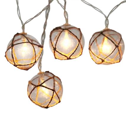 Διακοσμητικά λαμπάκια LED AHNE 10xLED/2xAA 2,1 m θερμό λευκό