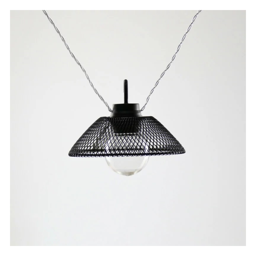 Διακοσμητικά λαμπάκια LED ASTRA 10xLED/2xAA 2,1 m μαύρο