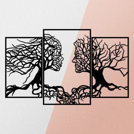 Διακοσμητικό τοίχου 116x71 cm Tree of Life μεταλλικό