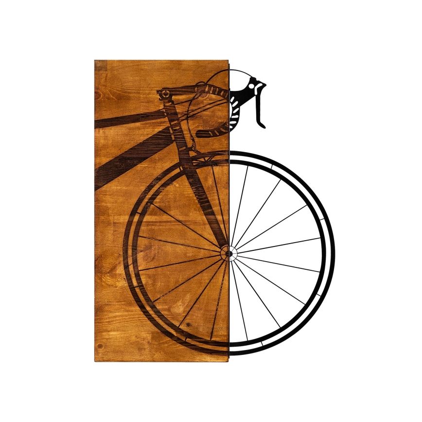 Διακοσμητικό τοίχου 45x58 cm bike ξύλο/μεταλλικό