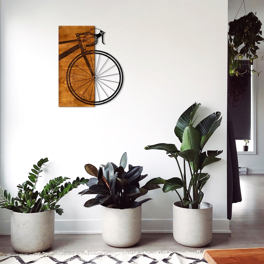 Διακοσμητικό τοίχου 45x58 cm bike ξύλο/μεταλλικό