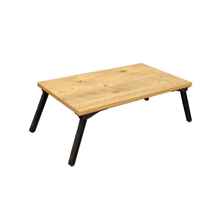 Δίσκος/Τραπεζάκι κρεβατιού GUSTO 24,5x60 cm μπεζ/μαύρο