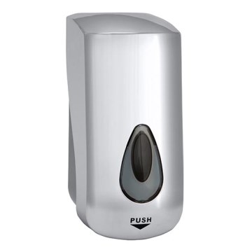 Δοσομετρητής υγρού σαπουνιού 11,5x24,5 cm ασημί