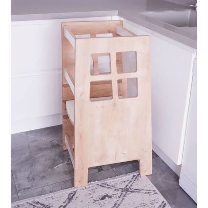 Εκπαιδευτικός πύργος KULE 90x50 cm καφέ/λευκό