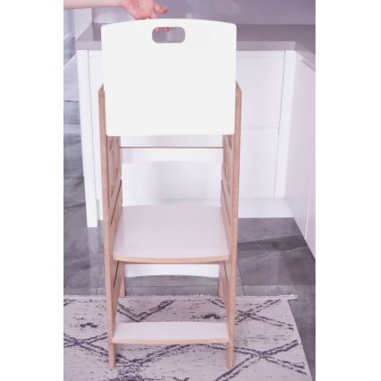 Εκπαιδευτικός πύργος KULE 90x50 cm καφέ/λευκό