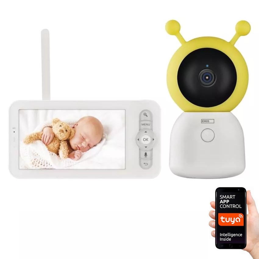 Ενδοεπικοινωνία μωρού/ Baby monitor GoSmart 5V Wi-Fi Tuya